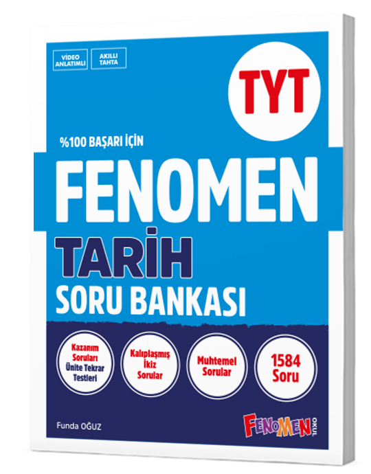  FENOMEN TYT VAF TARİH SORU BANKASI | FENOMEN VAF | 9786256226074 | 