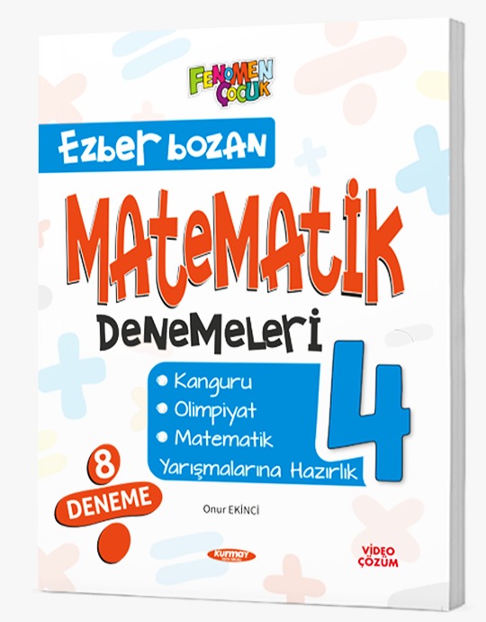 4 FENOMEN ÇOCUK EZBERBOZAN MATEMATİK DENEMELERİ | FENOMEN ÇOCUK | 9786258450941 | 