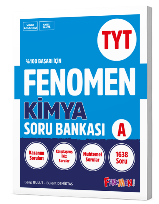 FENOMEN TYT VAF KİMYA SORU BANKASI (A) | FENOMEN VAF | 9786256226289 | 