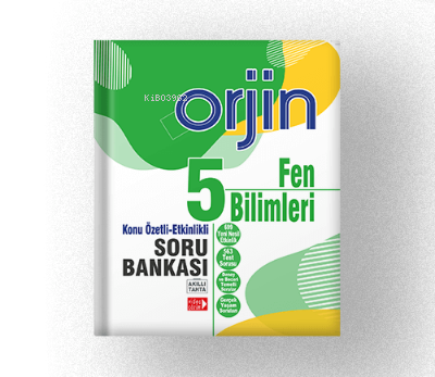  5 ORJİN FEN BİLİMLERİ KONU ÖZETLİ ETKİNLİKLİ SORU BANKASI | Kolektif | Orjin Serisi | 9786057790965 