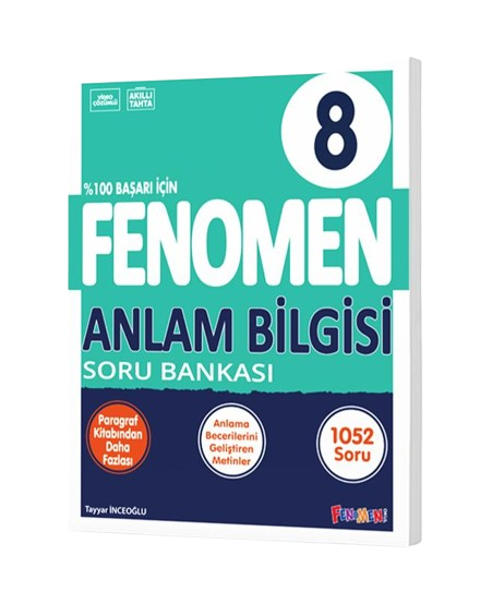  8 FENOMEN ANLAM BİLGİSİ SORU BANKASI | Fenomen Serisi | 9786257174190 | 