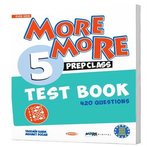  5 MORE&MORE PREP CLASS TEST BOOK | Mehmet Doğar | Yasemin Barık | MORE&MORE ORTAOKUL | 9786057575388 | 