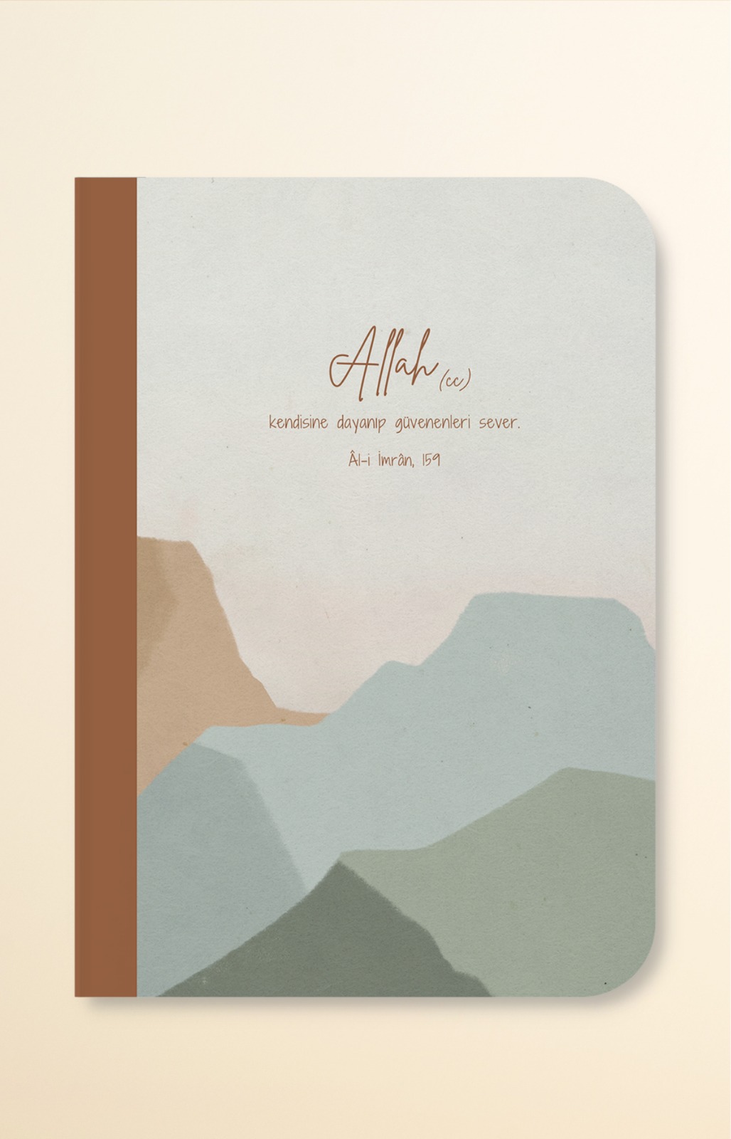  Allah Kendisine Dayanıp Güvenenleri Sever A5 Çizgili Defter | Dava Adamı Yayınları | 2770000044108 | 