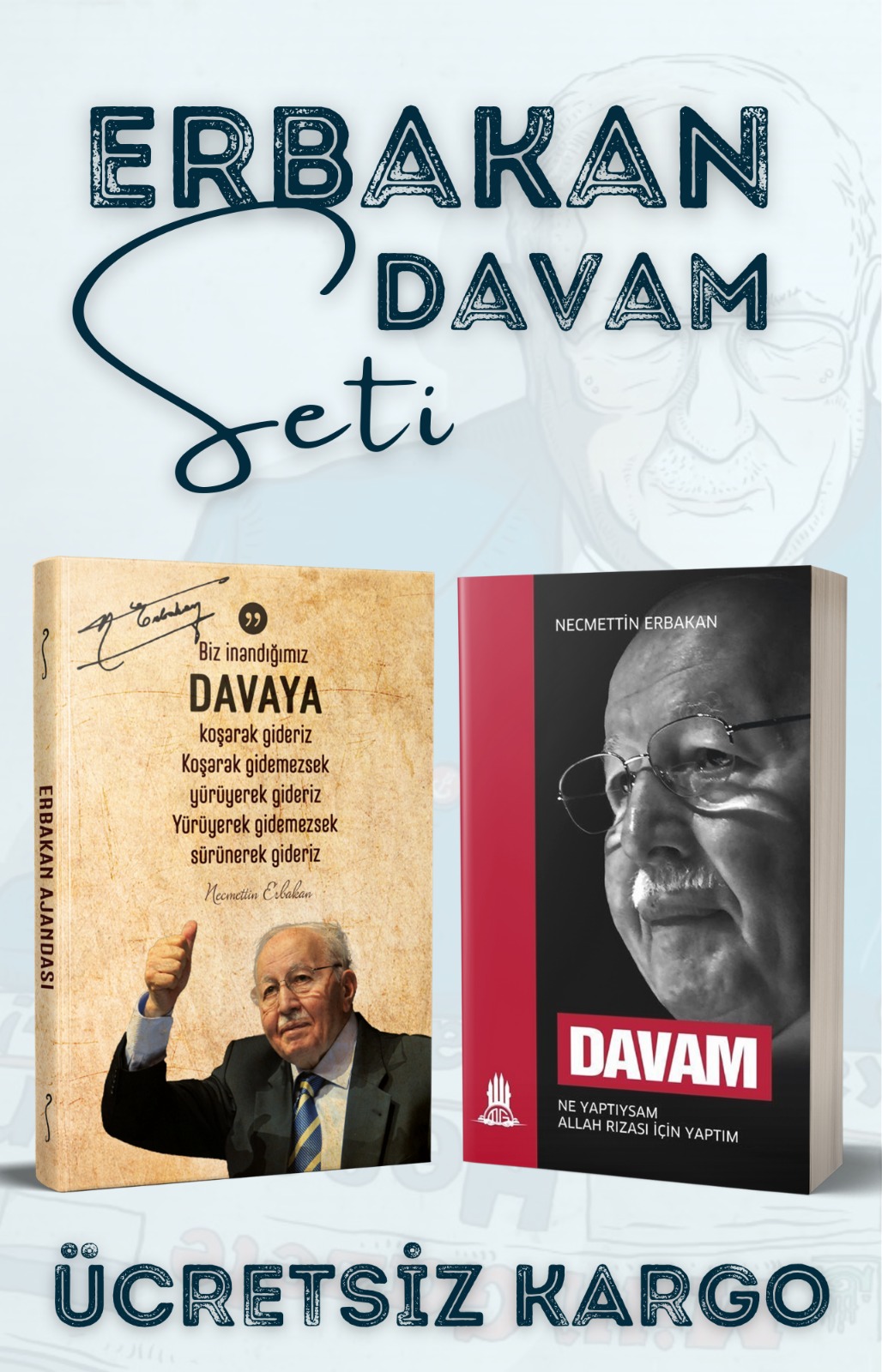  Erbakan Davam Seti | Necmettin Erbakan | Dava Adamı Yayınları | 2770000026215 | 