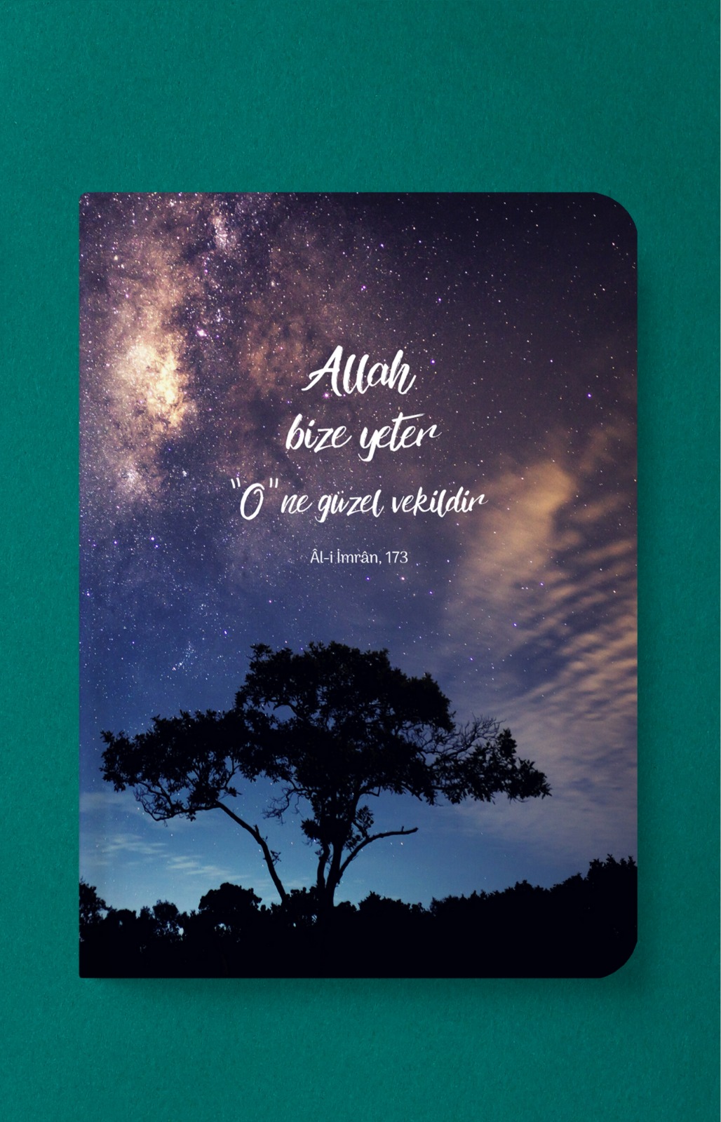  AllahBizeYeterA5 | Allah Bize Yeter A5 Çizgili Defter | Dava Adamı Yayınları  