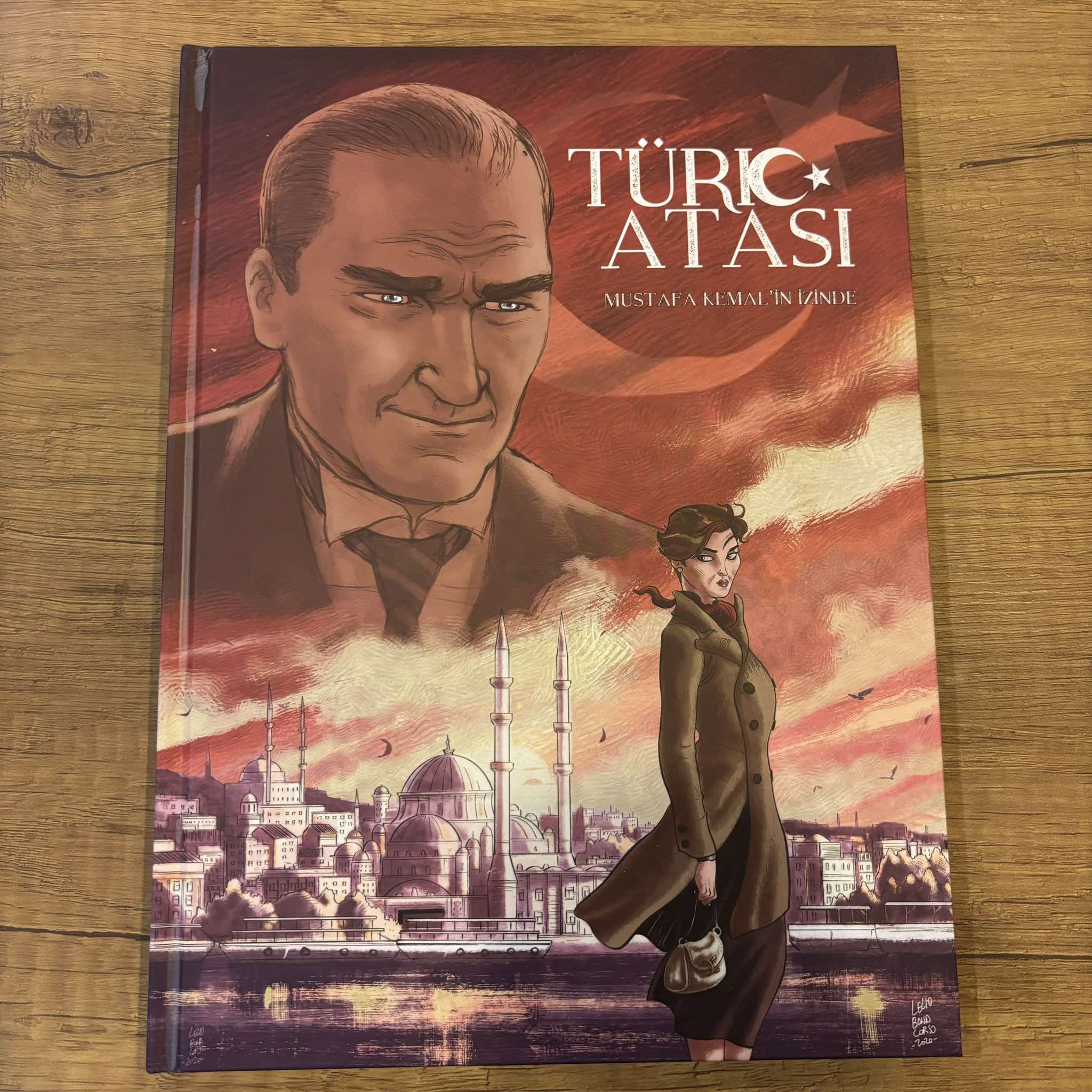 Türk Atası Mustafa Kemal'in İzinde (Ciltli)