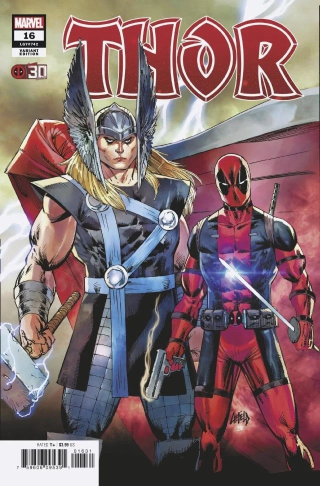 Thor (2020) #16  Liefeld Deadpool 30th Anniversary Variant