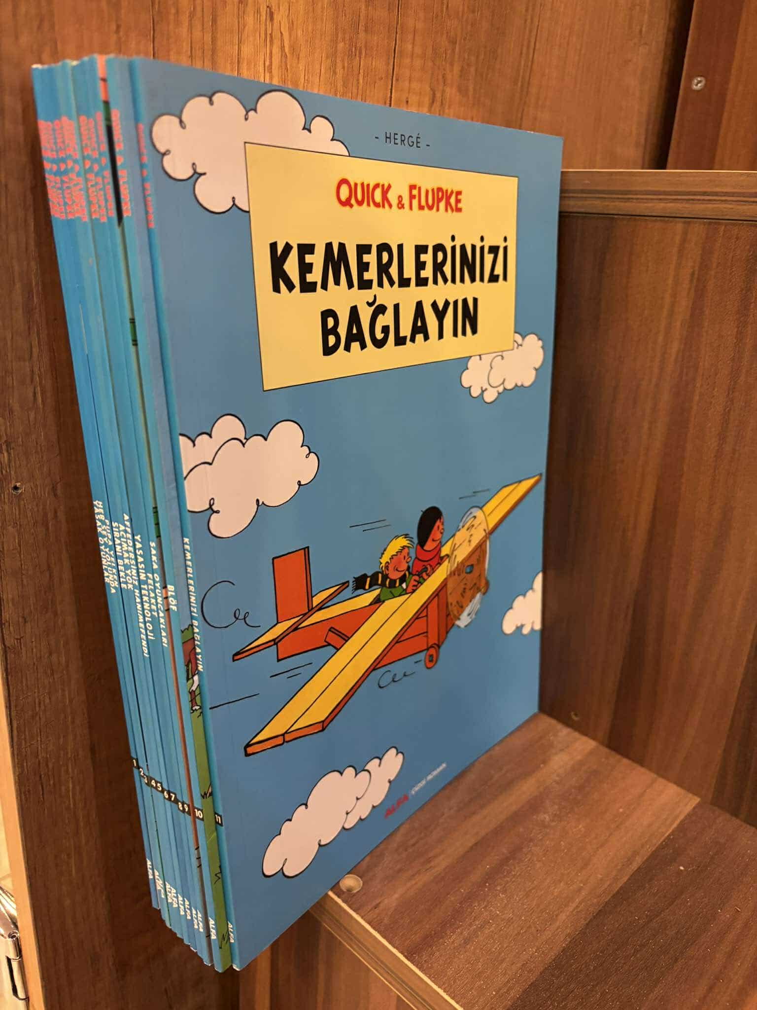 Quick & Flupke Cilt 1,2,3,4,5,6,7,8,9,10,11 Takım