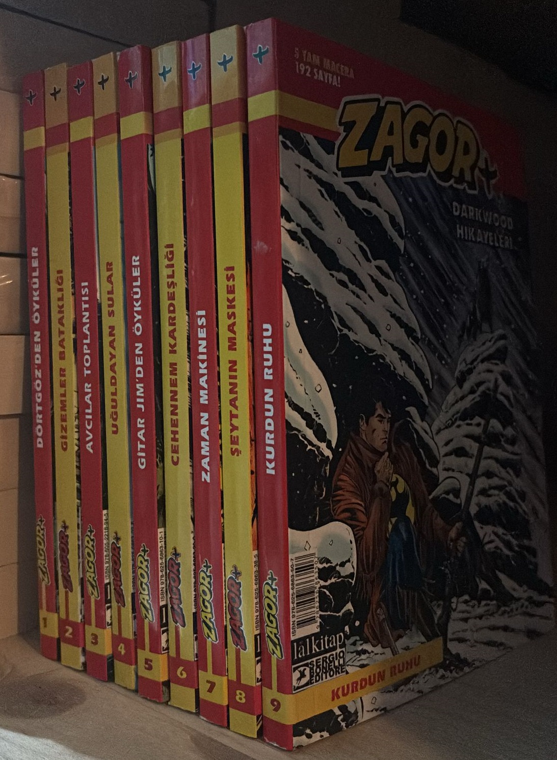 Zagor+ Darkwood Hikayeleri Cilt 1,2,3,4,5,6,7,8,9