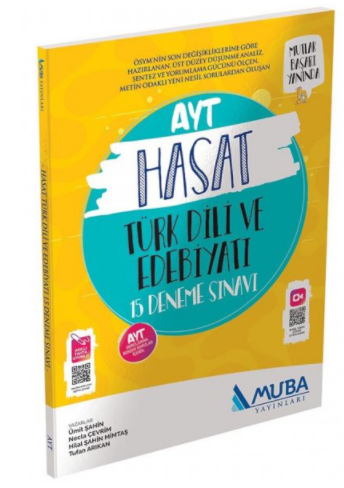Muba Yayınları AYT Türk Dili ve Edebiyatı Hasat 15 Deneme Sınavı