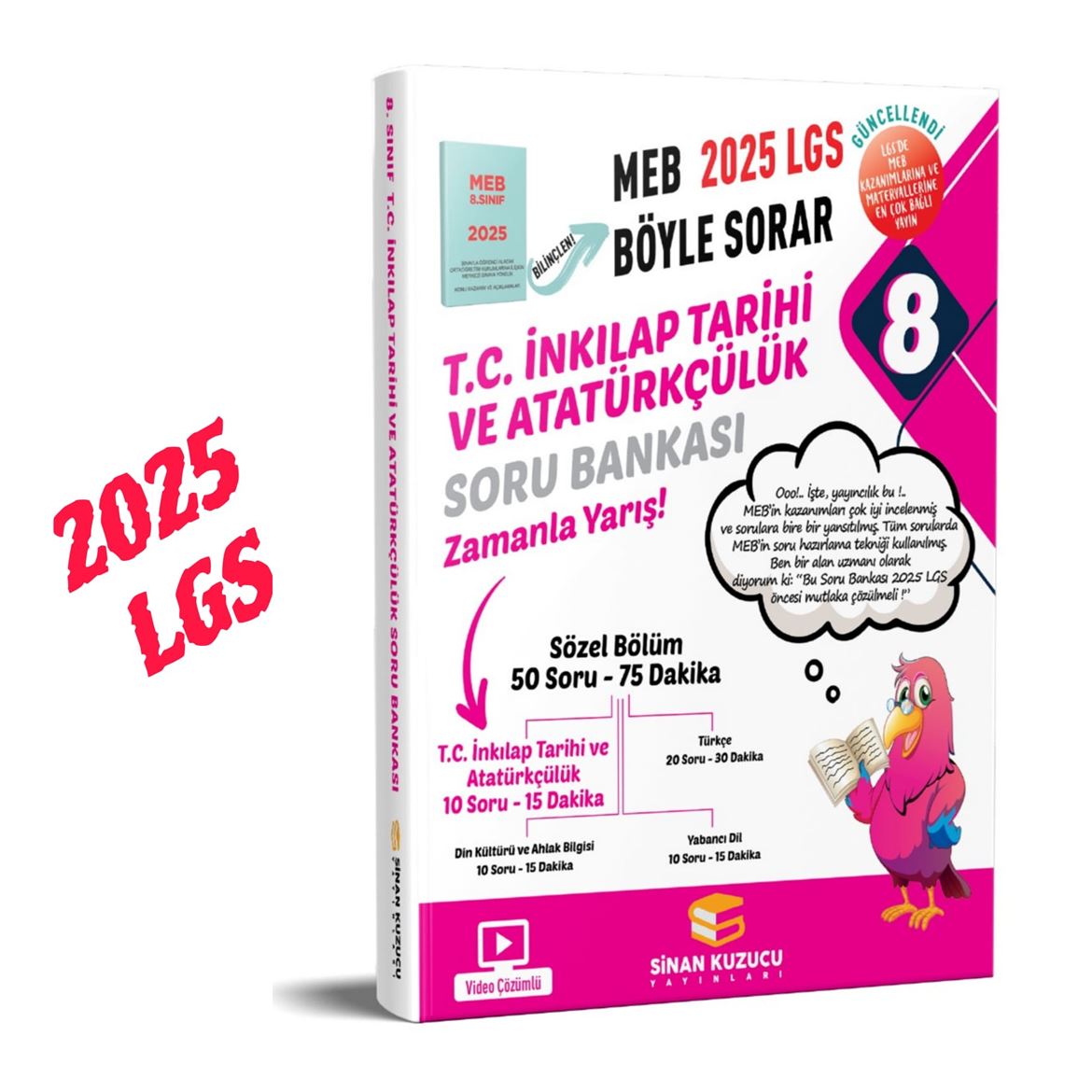 Sinan Kuzucu 8. SINIF LGS T.C. İnkılap Tarihi Soru Bankası 2025