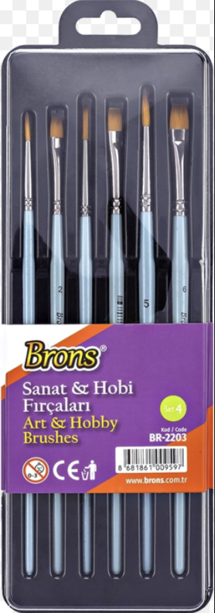 Brons Fırça Blister Set 4