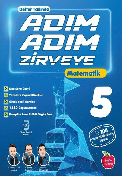  Newton 5sınıf Adım Adım Matematik Etkinlikli Konu Anlatımlı Soru Bankası | Newton Yayınları | 9786259799308 | 