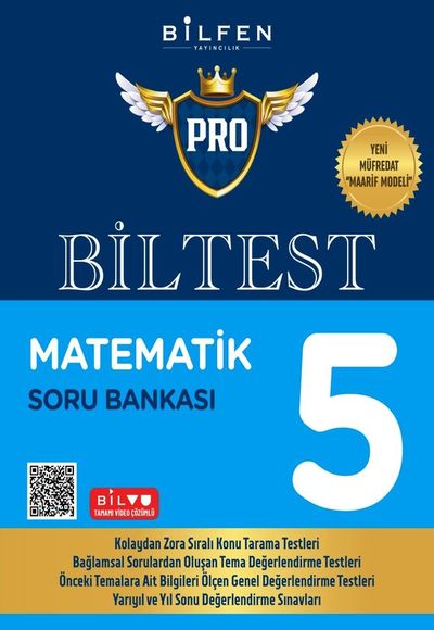 Bilfen Yayıncılık 5. Sınıf Biltest Matematik Soru Bankası