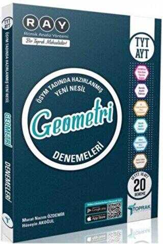 Toprak Tyt Ayt Geometri 20'li Deneme Kitabı