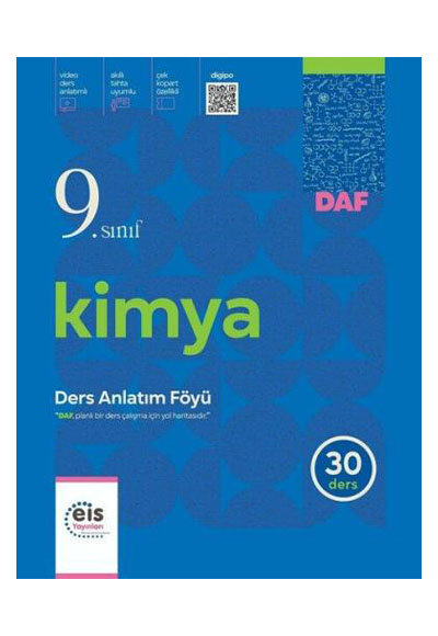EİS Yayınları 9.Sınıf DAF Kimya