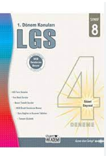 Üçgen 8. Sınıf LGS 4'lü Deneme 1. Dönem Konuları
