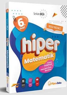 Hiper Zeka Yayınları 6. Sınıf Hiper Matematik Konu Anlatımlı & Etkinlikli Soru Bankası