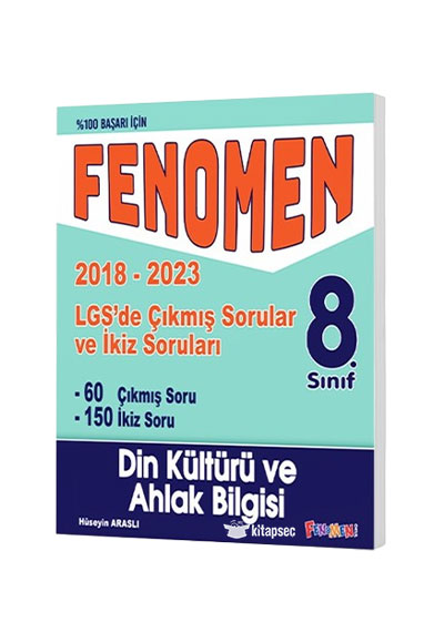 Fenomen LGS 8.sınıf Din Kültürü ve Ahlak Bilgisi Çıkmış ve İkiz Soruları