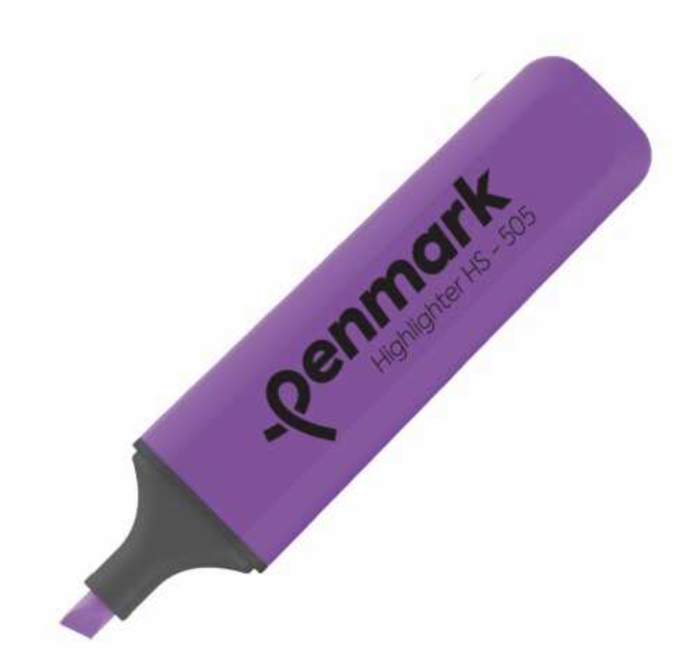  Penmark Fosforlu Kalem Seti (Neon) (Lila) (Doldurulabilir) (Ref NoHs 505 05) | Penmark | 8683181701403 | 