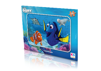  Ks Finding Dory Frame 24 Parça Puzzle | KS Games | 8697418018011 | 