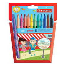  Stabilo Power Keçeli Kalem 12 Renk | Stabilo | 3168070280122 | 