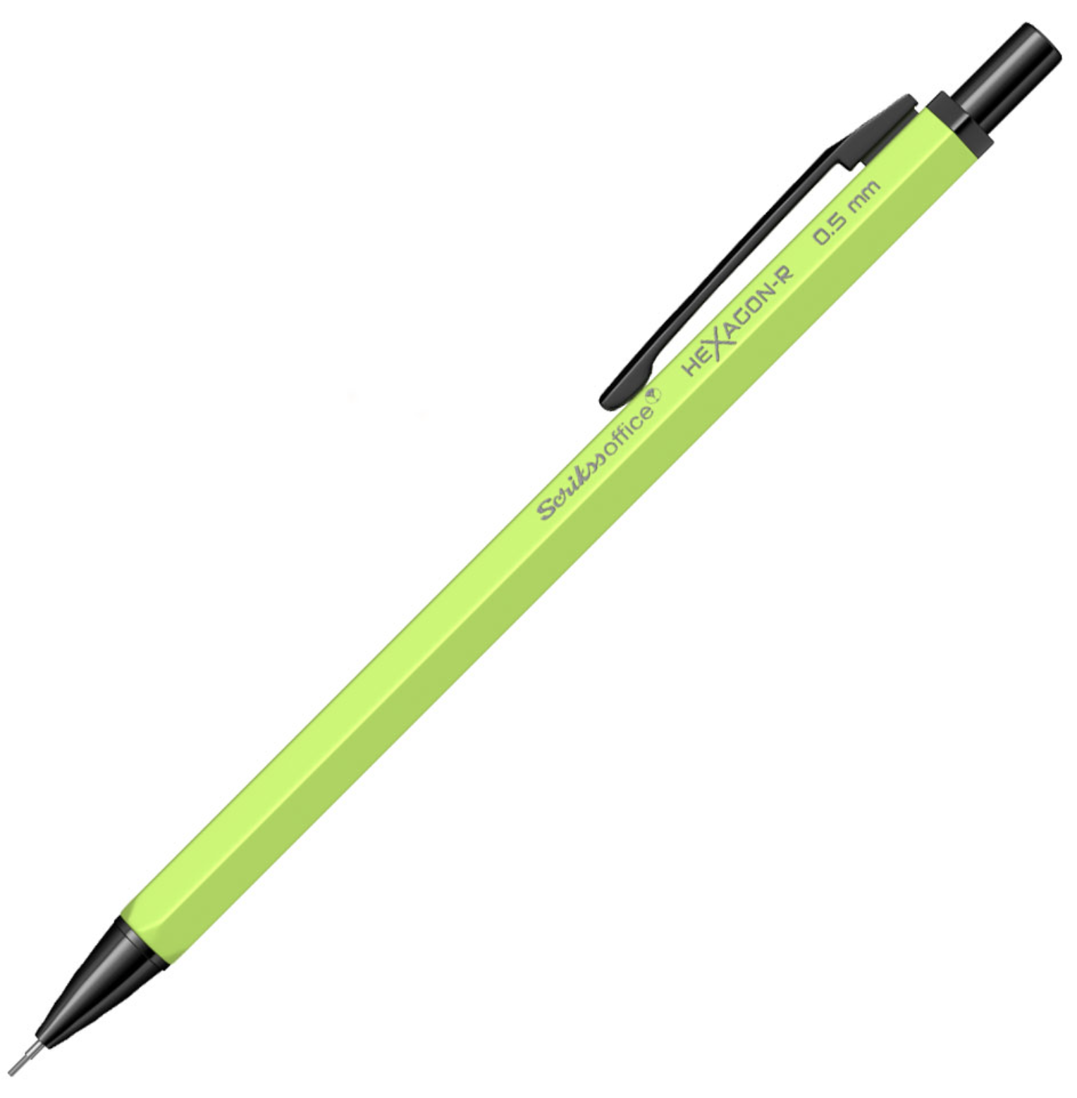 Scrikss HexagoR Versatil Uçlu Kalem Neon Sarı 0.7 Mm