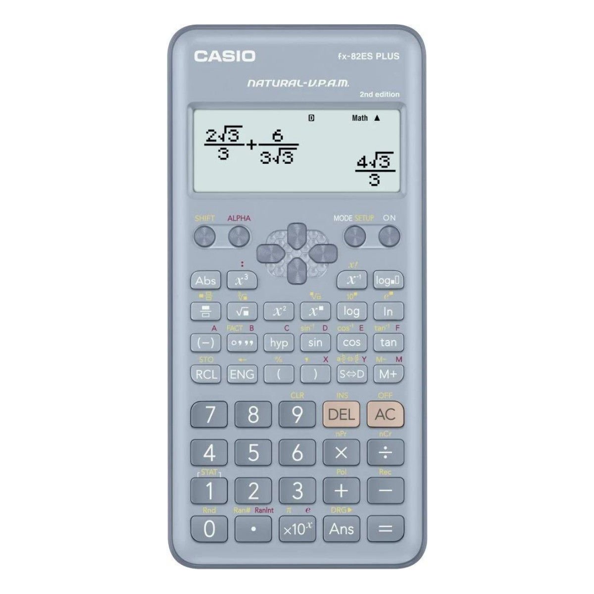 Casıo Hesap Makinesi Bilimsel Fx-82es-2bu Plus Mavi (2.Nesil)