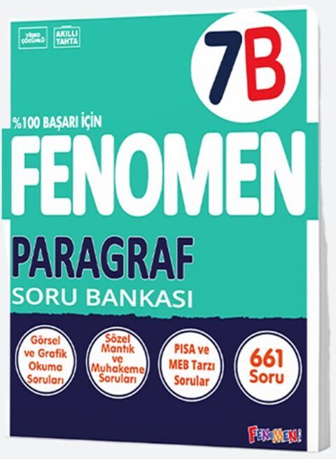 Fenomen 7.Sınıf Paragraf (B) Soru Bankası