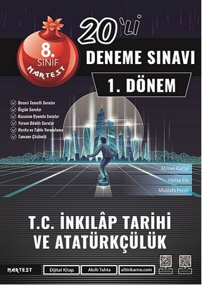 Nartest 8. Sınıf İnkılap Tarihi 1. Dönem Mod 20 Deneme