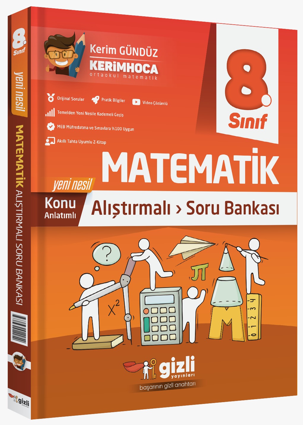 Gizli Yayınları 8.Sınıf Lgs Matematik Konu Anlatımlı Alıştırmalı Soru Bankası