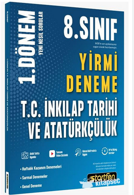 STARTFEN 8.SINIF 1. DÖNEM 20Lİ T.C.İNKILAP TARİHİ DENEMESİ