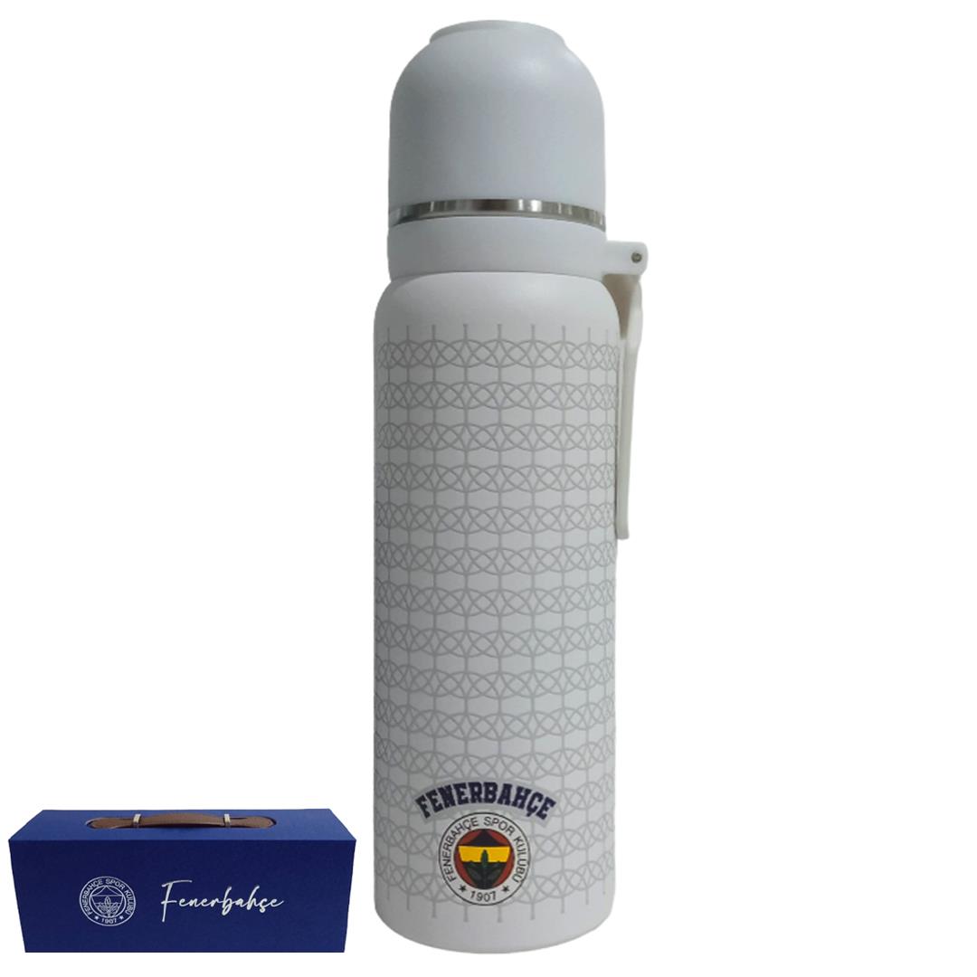 FENERBAHÇE MATARA ÇELİK 587190 BARDAKLI KAPAK BEYAZ 650 ML | GENEL | 8698684326107 | 