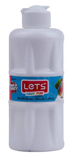  LETS AKRİLİK BOYA 250 ML BEYAZ | Lets | 8680679802574 | 