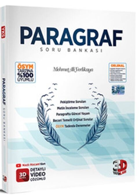 3D Paragraf Soru Bankası | 3D Yayınları (Hazırlık) | 9786051949512 | 