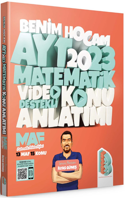  Benim Hocam 2023 AYT Matematik Video Destekli Konu Anlatımı | Benim Hocam Yayınları | 9786258161342 