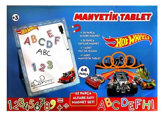  Hotwheels Alfabe Sayı Manyetik Magnet Seti 62 Parça | GENEL | 8681447072236 | 