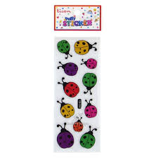 Temat Ticon.tps-007/1 3D Puffy Sticker Uğur Böceği