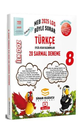 Sinan Kuzucu Yayınları 8. Sınıf İlk Doz Türkçe 20 Sarmal Deneme