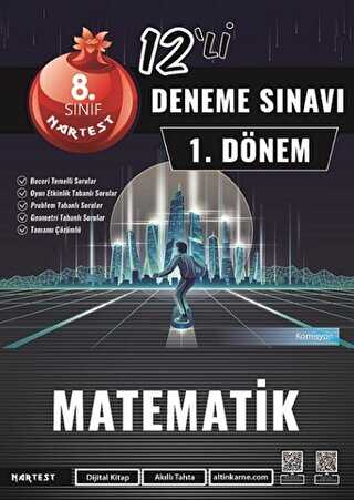 Nartest 8.Sınıf Matematik 1.Dönem Mod 12 Deneme