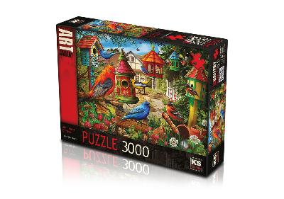 KS Bird House Garden 3000 Parça Puzzle