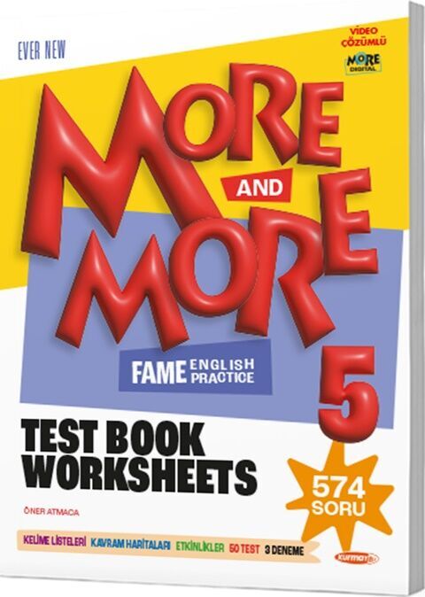 Kurmay Yayınevi 5.Sınıf More & More Englısh Fenomen Test Book