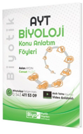 Biyotik Yayınları AYT Biyoloji Konu Anlatım Föyleri