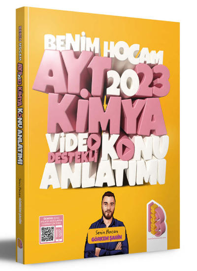  Benim Hocam Yayınları 2023 AYT Kimya Video Destekli Konu Anlatımı | Benim Hocam Yayınları | 9786258161533 