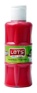  LETS PARMAK BOYASI 100 ML KIRMIZI | Lets | 8680679805223 | 