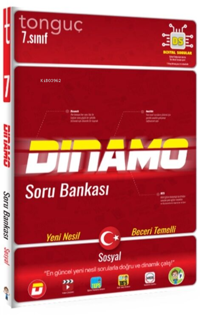  Tonguç 7 Sınıf Dinamo Sosyal Bilgiler Soru Bankası | Tonguç Yayınları | 9786254220111 