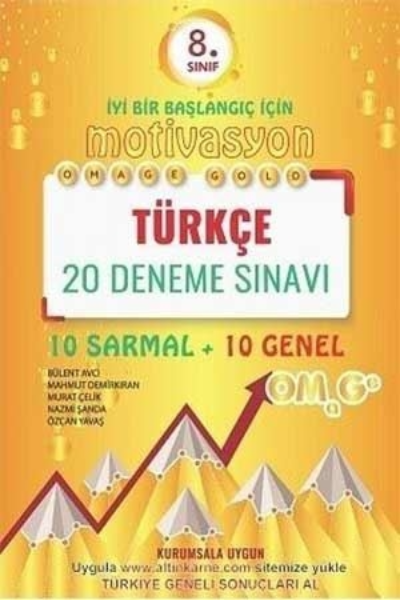 Omage 8. Sınıf Türkçe Gold 20 Deneme