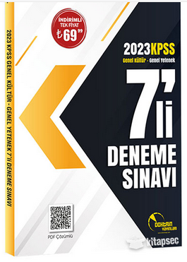2023 KPSS Genel Kültür Yetenek 7'li Deneme Sınavı