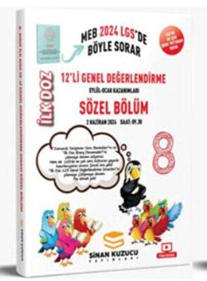 Sinan Kuzucu İlk Doz 12'li  Sözel Deneme
