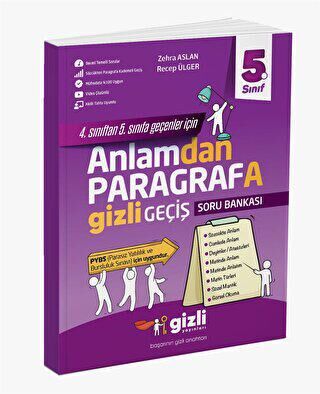 Gizli Yayınları 5. Sınıf Anlamdan Paragrafa Gizli Geçiş